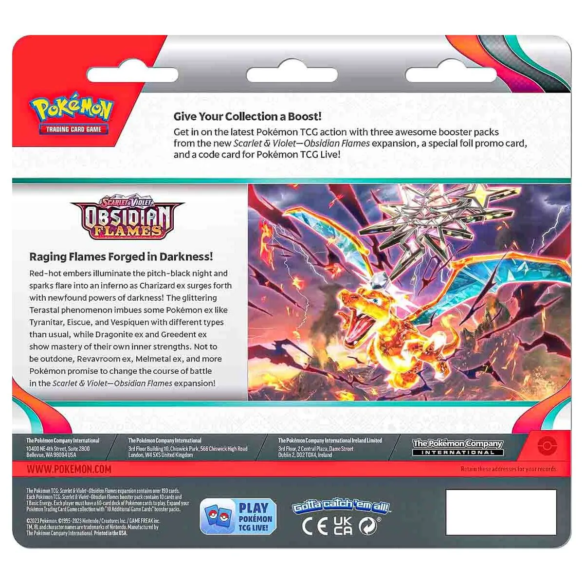 Pokémon TCG: Scarlet & Violet 3: Obsidian Flames Booster 3 Pack: Eevee