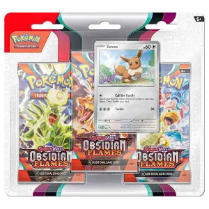 Pokémon TCG: Scarlet & Violet 3: Obsidian Flames Booster 3 Pack: Eevee