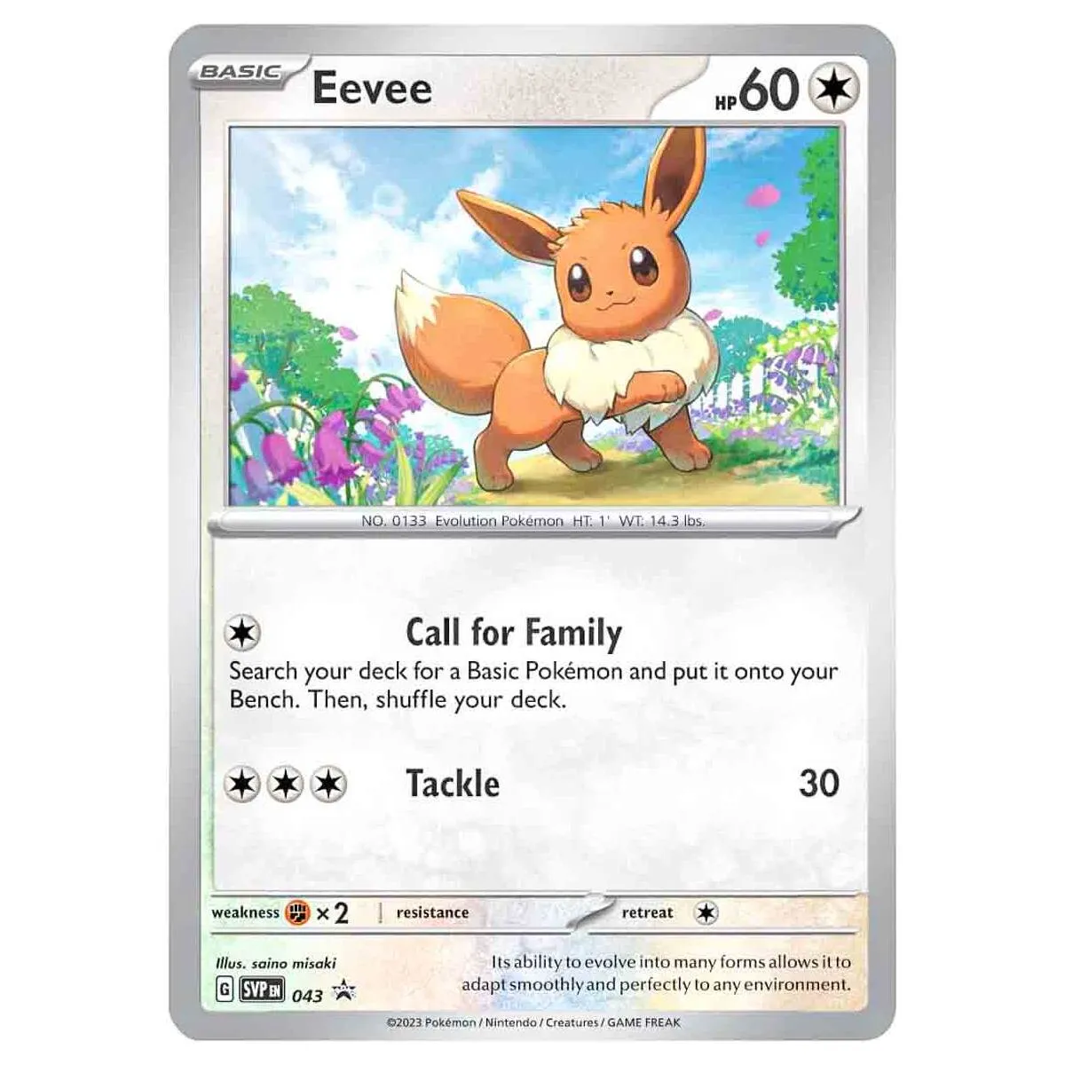 Pokémon TCG: Scarlet & Violet 3: Obsidian Flames Booster 3 Pack: Eevee