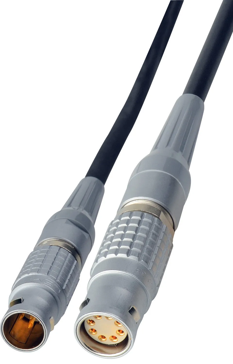 Red One to Power Distribution Box Power Cable  - Lemo 2B-6M to 3B-8F - 2 Foot