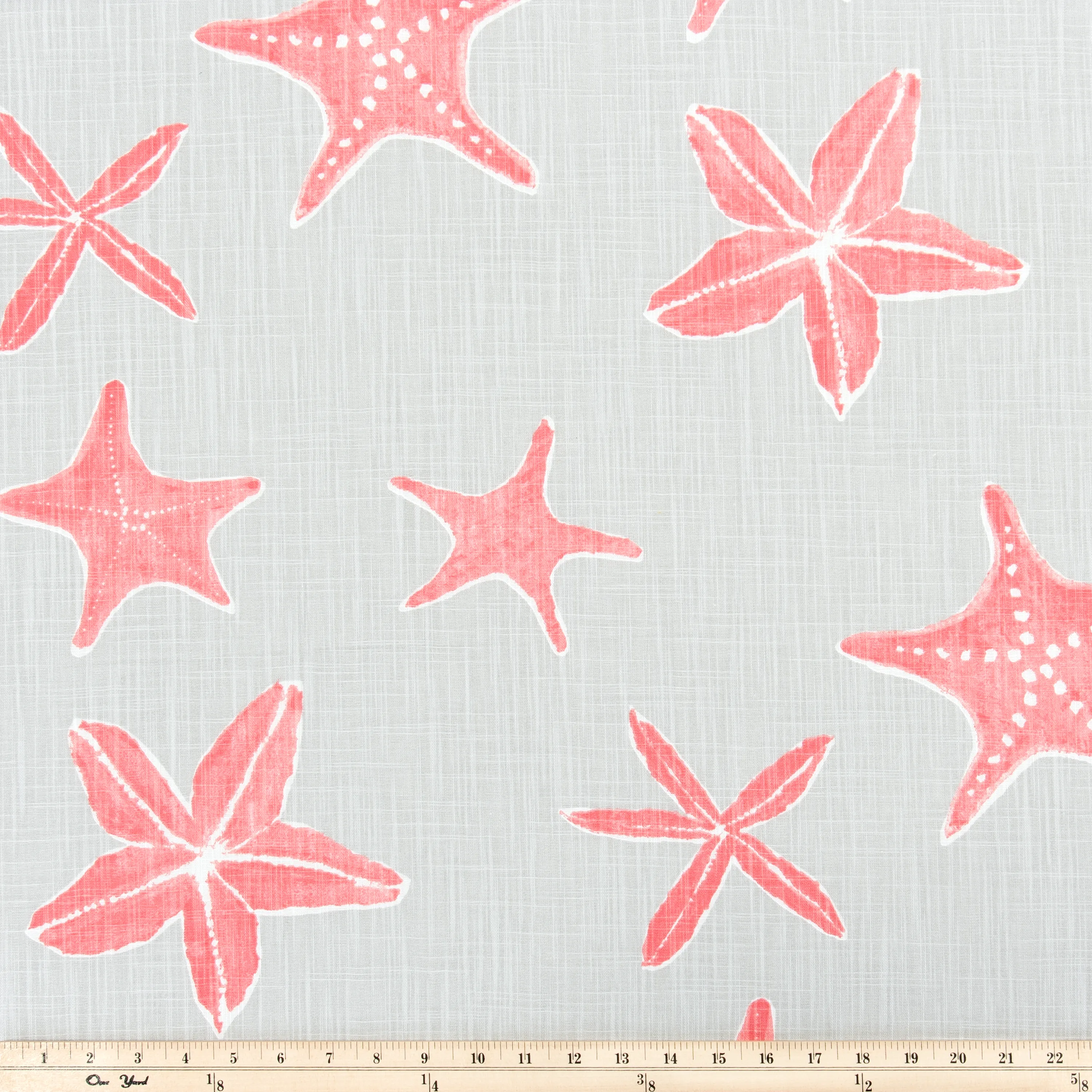 Sea Life Fusion Slub Canvas Fabric By Premier Prints