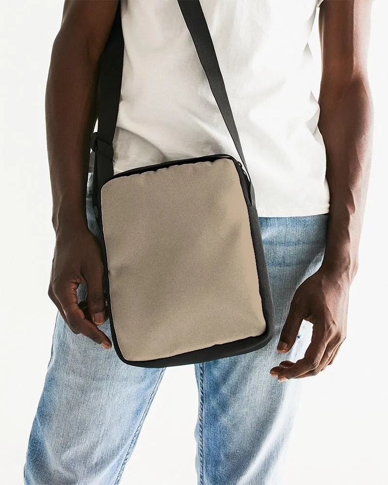 Shaded Pale Pastel Orange Brown Messenger Pouch | C0M15Y30K30