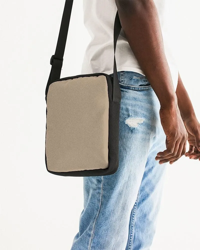 Shaded Pale Pastel Orange Brown Messenger Pouch | C0M15Y30K30