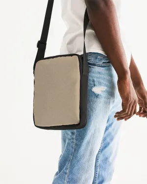 Shaded Pale Pastel Orange Brown Messenger Pouch | C0M15Y30K30