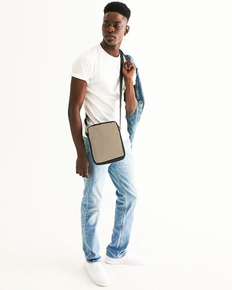 Shaded Pale Pastel Orange Brown Messenger Pouch | C0M15Y30K30