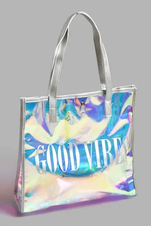 Silver Shiny Shopper