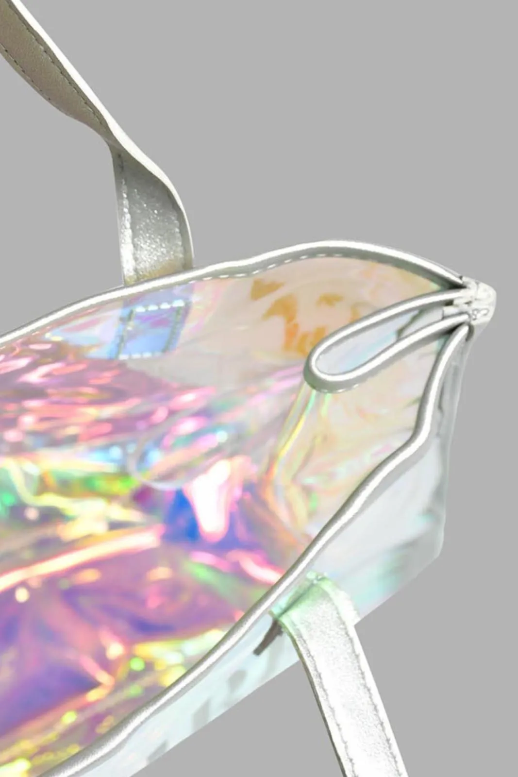 Silver Shiny Shopper