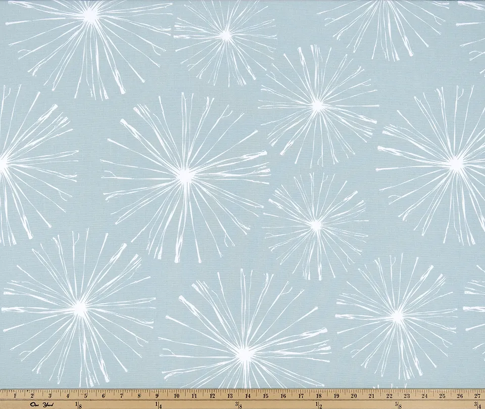 Sparks Spa Blue Fabric By Premier Prints