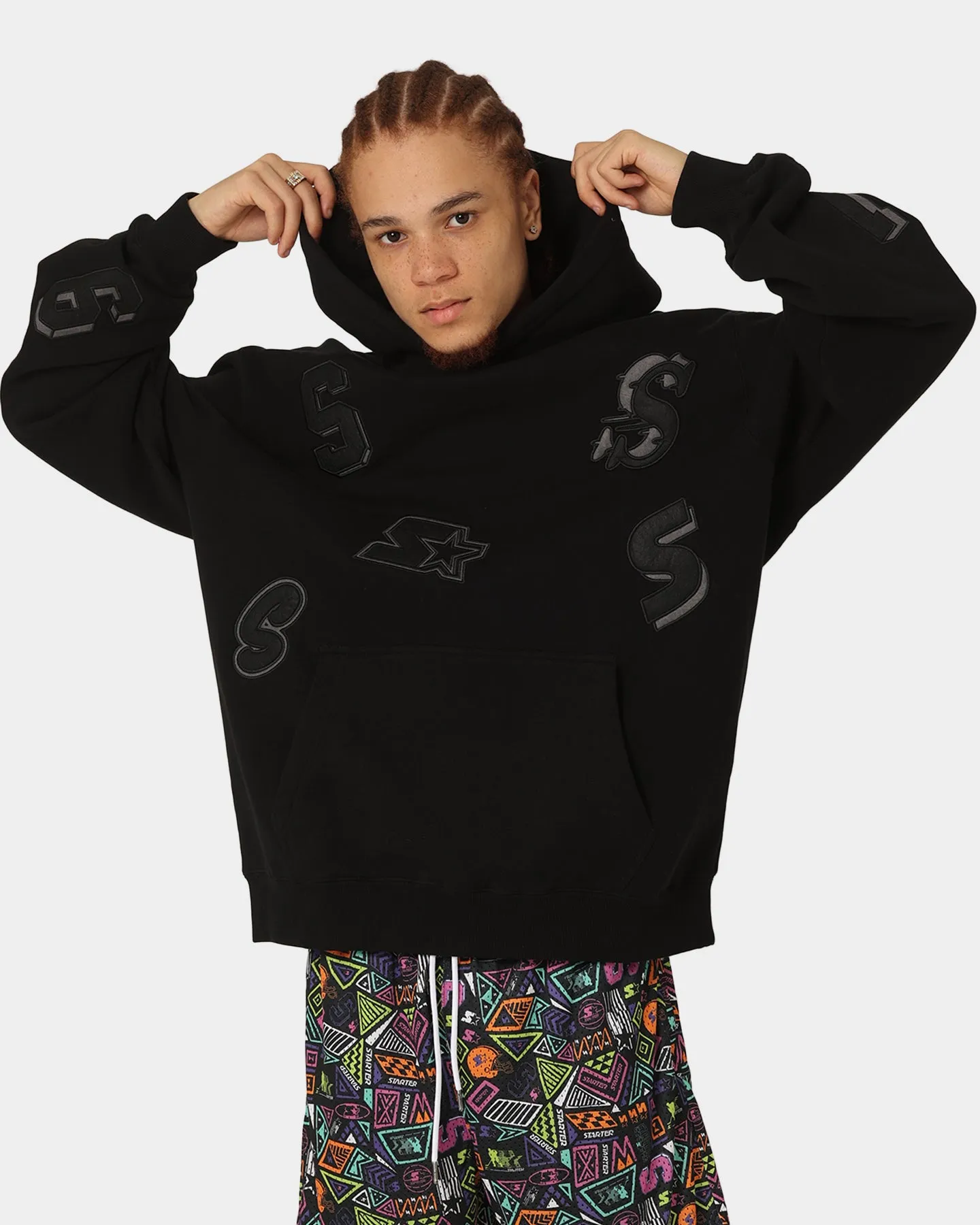 Starter Separation Hoodie Black