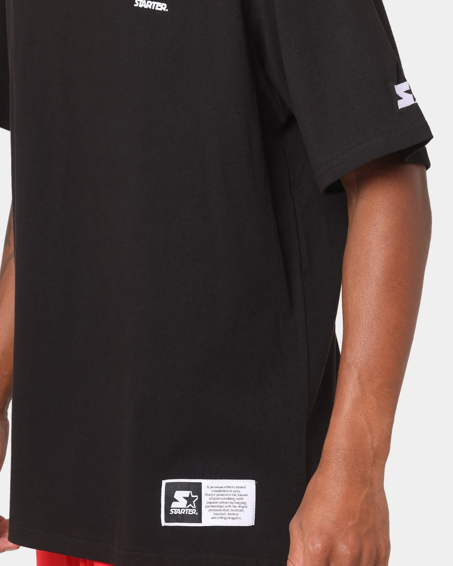 Starter Wordmark Short Sleeve T-Shirt Black