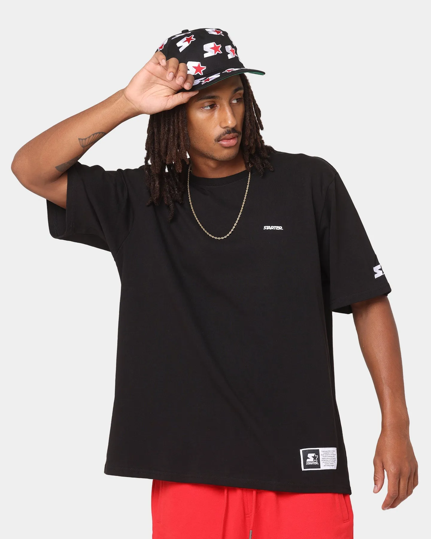 Starter Wordmark Short Sleeve T-Shirt Black