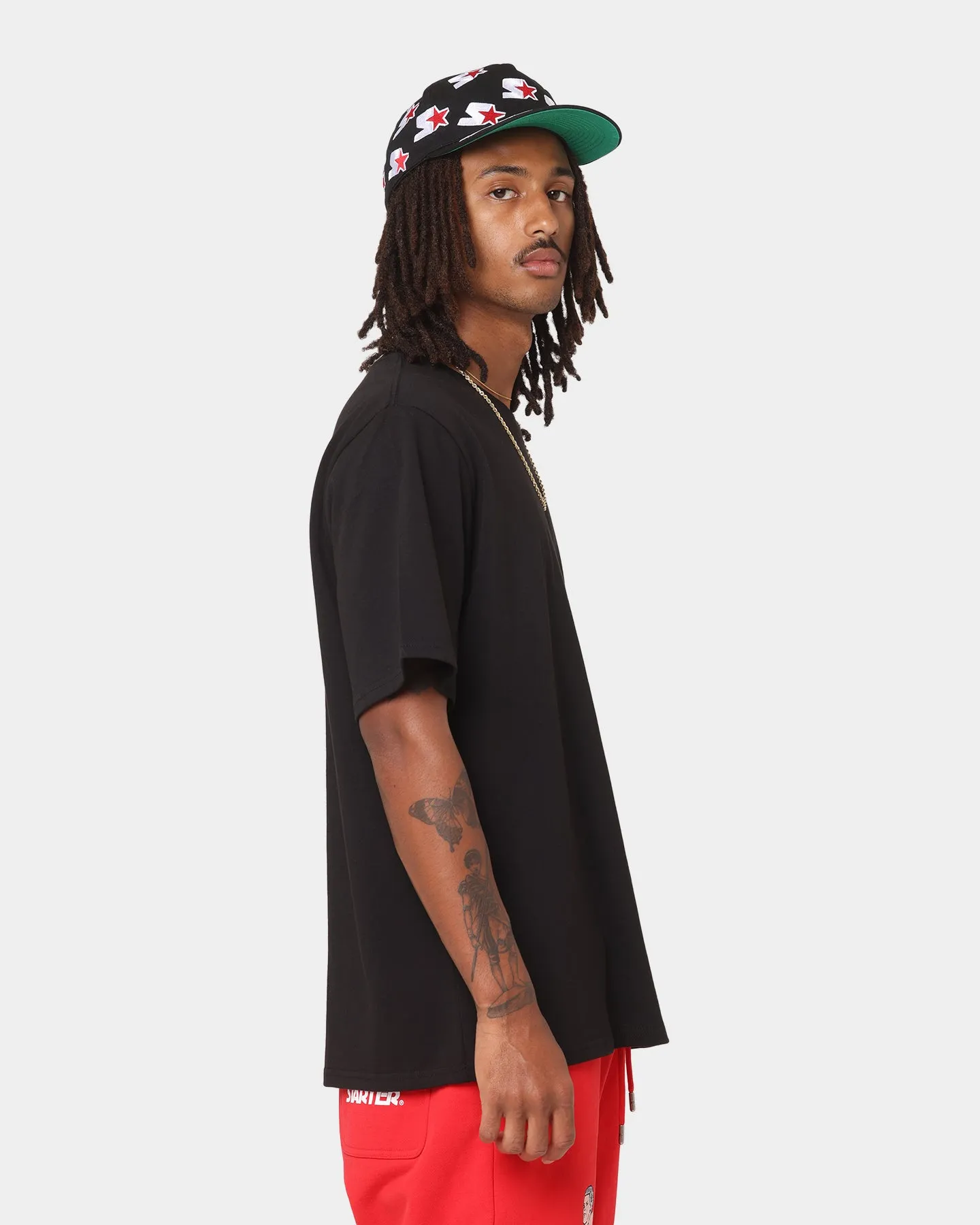 Starter Wordmark Short Sleeve T-Shirt Black