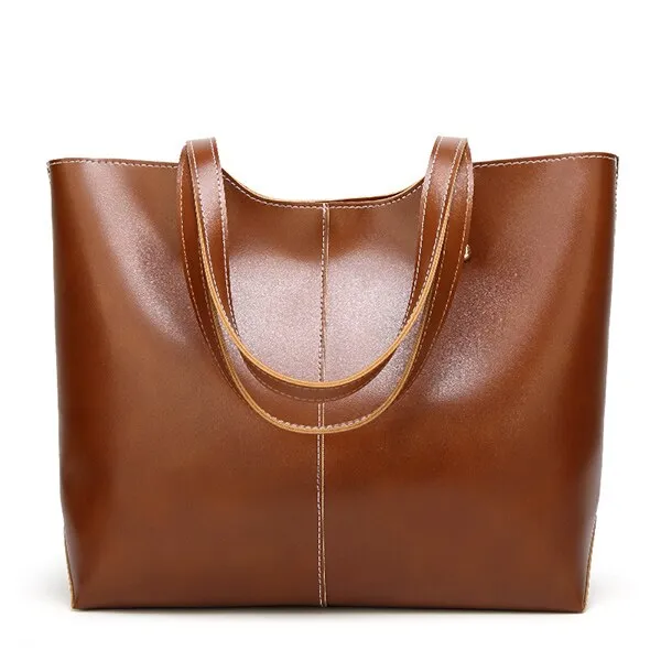Wenkouban  Big Women's PU Handbags Bucket Shoulder Bag Large Capacity Ladies Shopping Bag Luxury Handbags Ladies Bag Designer Bags