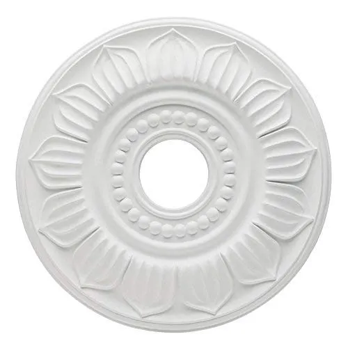 Westinghouse 7775600 White Finish Francesca Polyurethane Ceiling Medallion