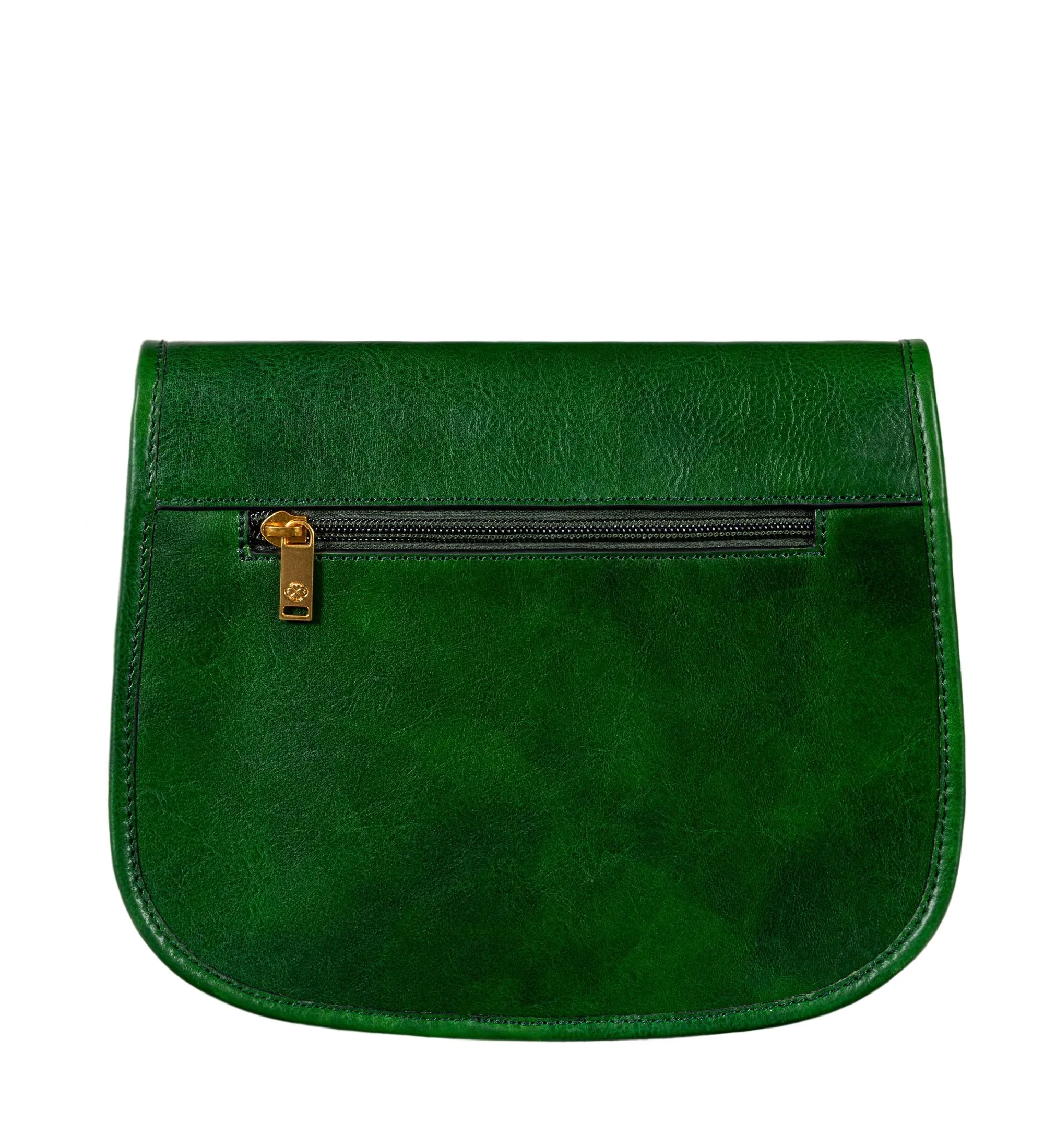 Womens Leather Saddle Bag - Women In Love